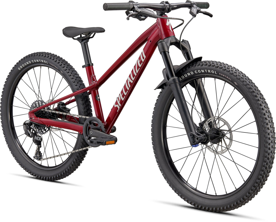 24 дюйма (7-11 лет) Specialized Riprock 24 Expert 2024 Gloss Raspberry / White Артикул 96522-3411