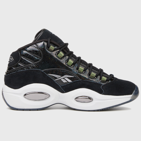 Кроссовки Кроссовки Reebok Question Mid core black/pure grey 6/silver met. Артикул HQ41359, HQ413510