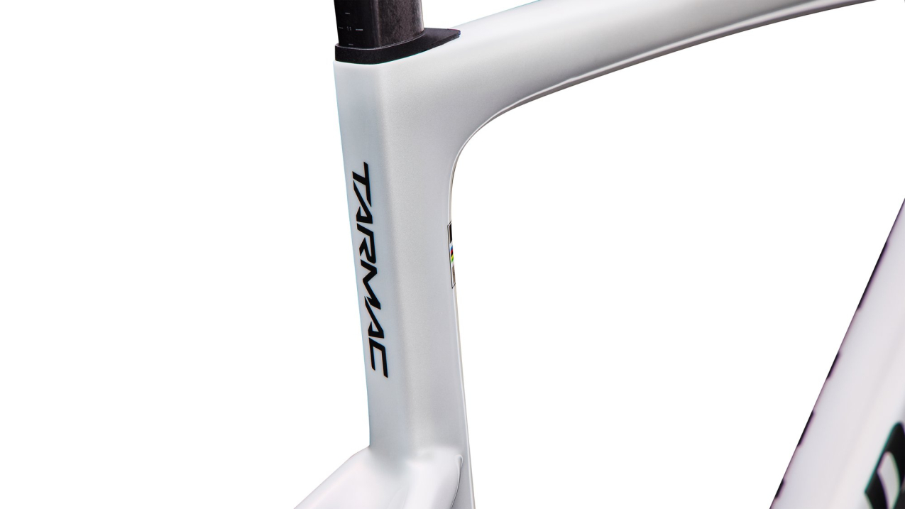 S-WORKS велосипеды шоссе рама Specialized S-Works Tarmac SL9 FRMSET 2027 Gloss Metallic White Silver / Gold Pearl / Metallic Артикул 74927-1458, 74927-1456, 74927-1452, 74927-1449, 74927-1454, 74927-1461