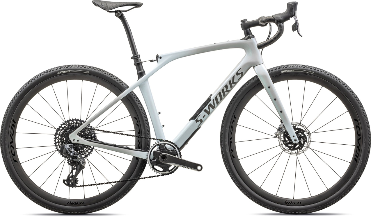 S-WORKS велосипеды гравийные Specialized S-Works Diverge STR 2024 00 Dove Grey+eyris Pearl - Morning Mist / Eyris Pearl / Smoke Артикул 96224-0056, 96224-0058, 96224-0054, 96224-0061, 96224-0052, 96224-0049