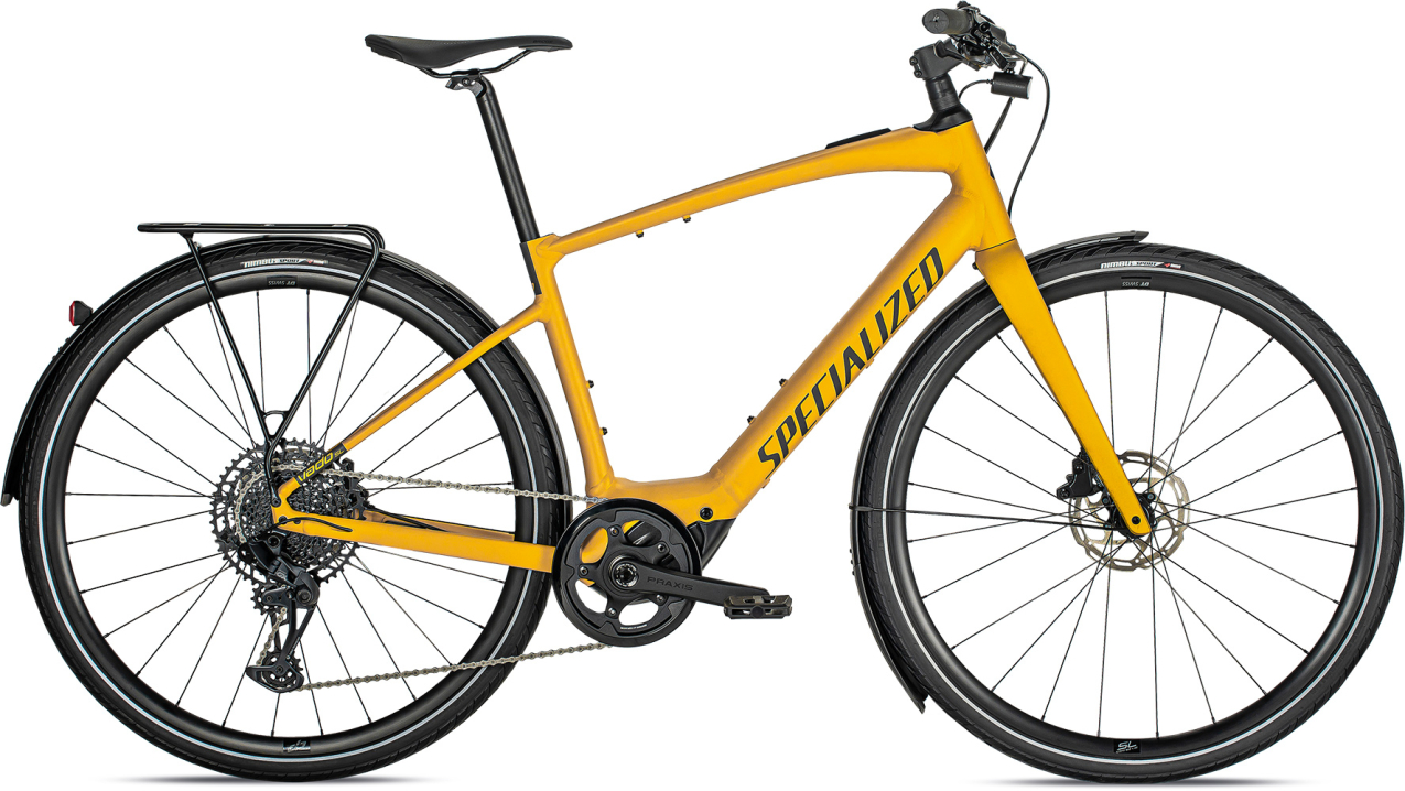 TURBO VADO - свой в городе! Specialized Turbo Vado SL EQ 5.0 2022 Brassy Yellow / Black Reflective Артикул 93922-3004, 93922-3002, 93922-3003, 93922-3005