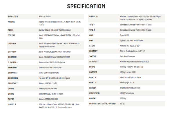KTM Macina Gran 610 2024 Оранжевый