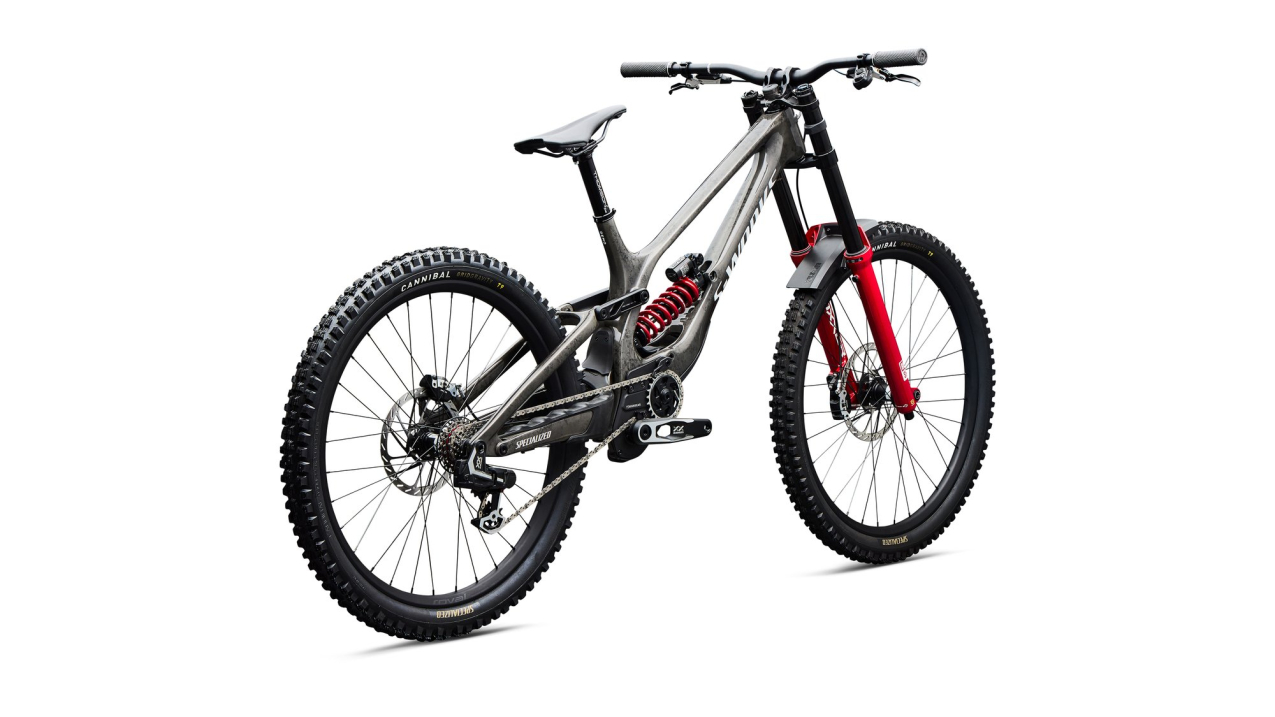 S-WORKS горные велосипеды Specialized S-Works Demo Race 2027 Gloss Charcoal / Dolomite Metallic / White Артикул 94527-0104, 94527-0102, 94527-0103