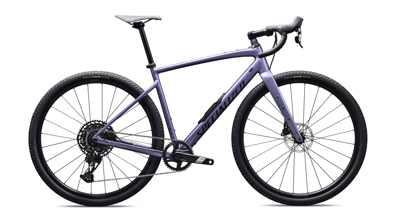 Гравийные велосипеды, комфорт плюс Specialized Diverge 4 Comp Alloy 2026 SRAM Apex Gloss Mauve Metallic / Obsidian Артикул 95426-5154, 95426-5152, 95426-5149, 95426-5161, 95426-5158, 95426-5156