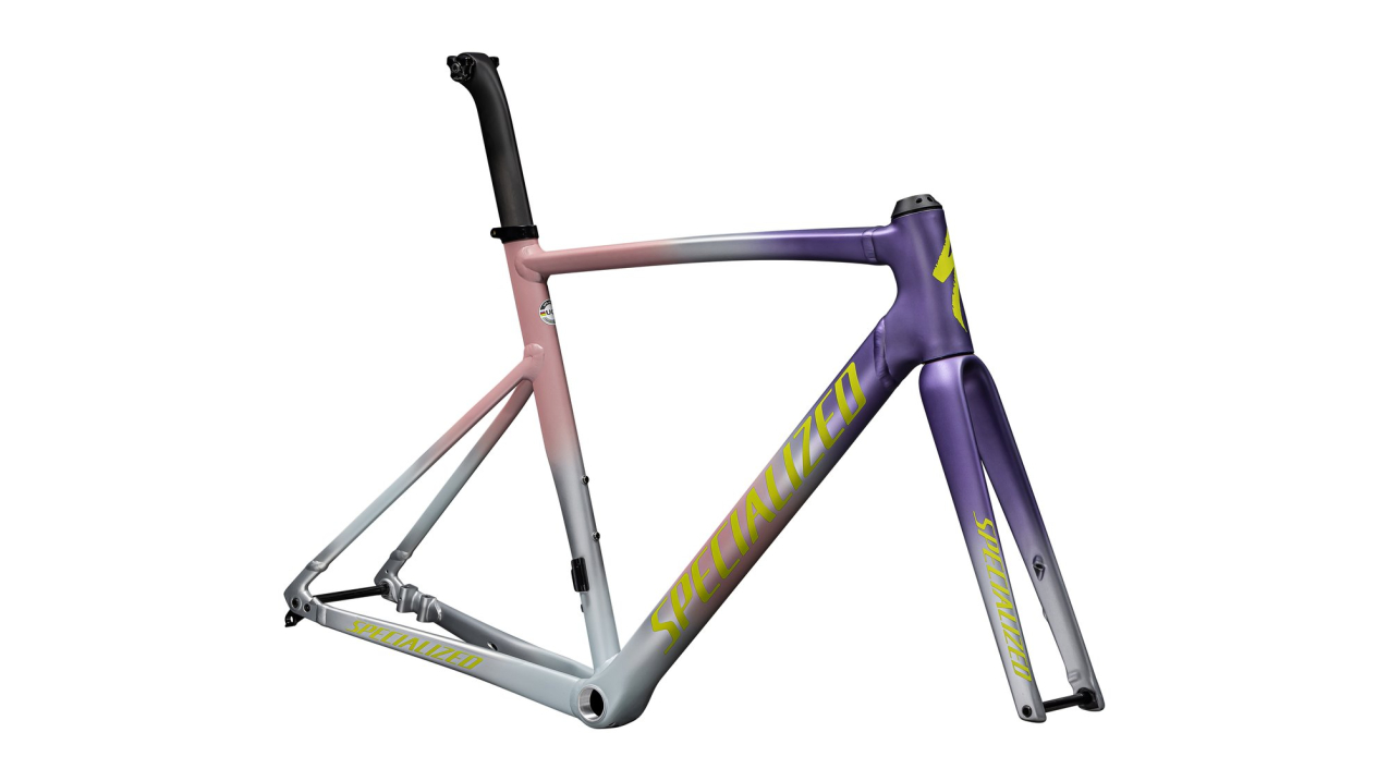 Рамы шоссе, гревел рама Specialized Allez Sprint 2025 Satin Dusty Pink Multicolor Radial Fade / Ion Metallic Артикул 70025-7252, 70025-7258, 70025-7254, 70025-7261, 70025-7249, 70025-7256