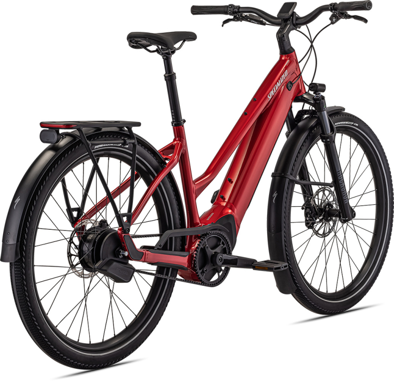 TURBO VADO - свой в городе! Specialized Turbo Vado 5.0 IGH Step-Through 2023 Red Tint / Silver Reflective Артикул 