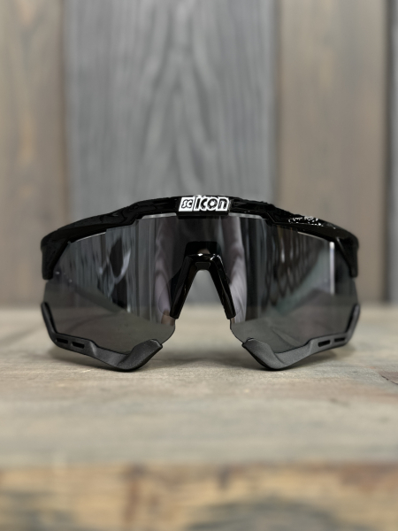 Очки Очки спортивные Scicon AeroShade XL оправа Black Gloss линза SCNPP Multimirror Silver Артикул 