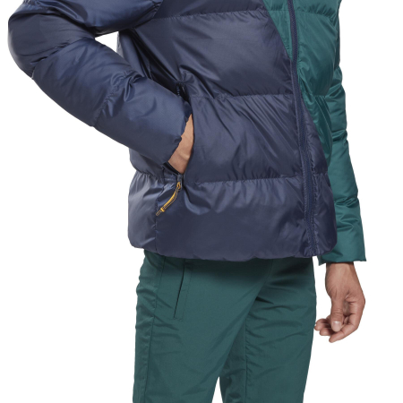 Куртки Куртка Reebok OW U SYNDWN B Jacket vector navy/forest green Артикул HI0920L, HI0920S, HI0920XS, HI0920M, HI0920XL, HI09202XL