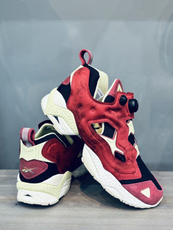 Кроссовки Кроссовки Reebok Instapump Fury 95 Street Fighter rich magma/sulfur dust/core black Артикул GZ95416, GZ95416.5, GZ954113, GZ954111, GZ954111.5, GZ95417.5, GZ954112, GZ95417, GZ954110, GZ954110.5, GZ95419.5, GZ954114.5, GZ95418.5, GZ95418, GZ95419, GZ95415.5, GZ95414.5, GZ95415