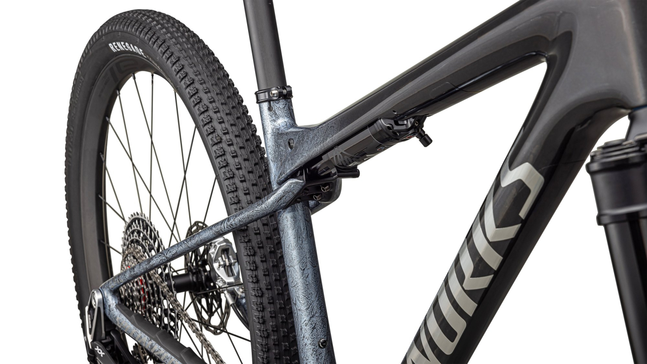 S-WORKS горные велосипеды Specialized S-Works Epic World Cup 2025 Gloss Glacial Metallic Granite / Brushed Chrome Артикул 93125-0303, 93125-0304, 93125-0302, 93125-0305