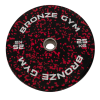 Диски обрезиненные Диск бамперный BRONZE GYM камуфляж красный 25кг Артикул 