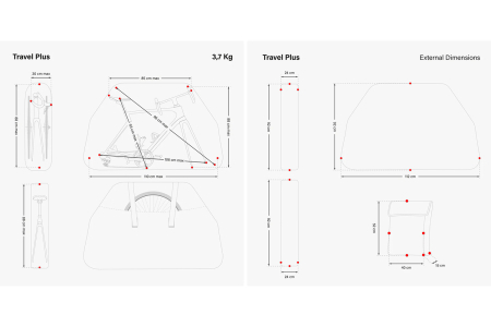 Системы хранения и транспортировки Чехол велосипедный Scicon Travel Plus Racing Артикул 
