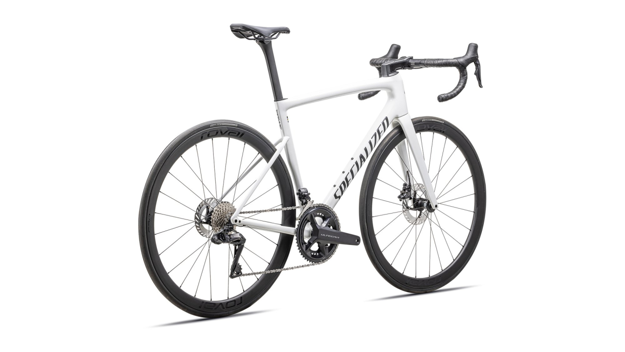 Шоссейные велосипеды Specialized Tarmac SL8 Expert - Ultegra Di2 2025 Gloss White / Black Metallic Артикул 94925-3152, 94925-3154, 94925-3161, 94925-3149, 94925-3158, 94925-3156, 94925-3144
