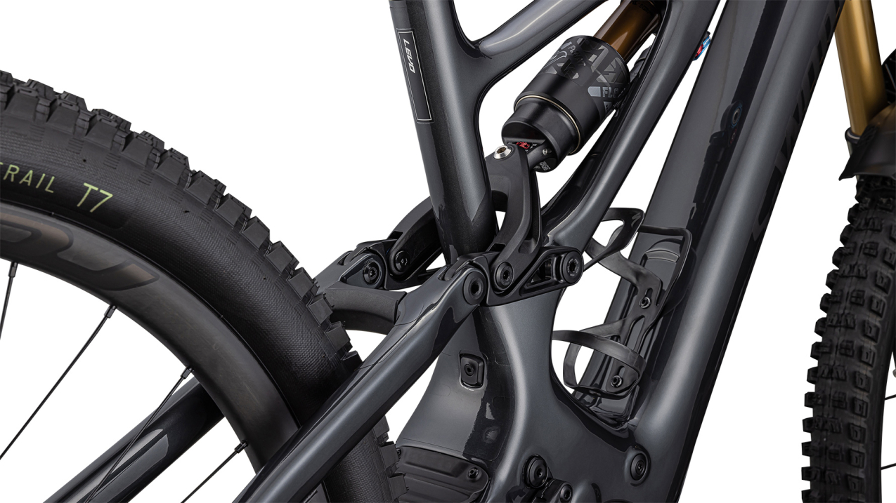 TURBO LEVO - лучшее из возможного! Specialized S-Works Levo Carbon 2023 Gloss Black Liquid Metal / Satin Black Chrome Foil Артикул 95223-0805, 95223-0806, 95223-0804, 95223-0803, 95223-0802