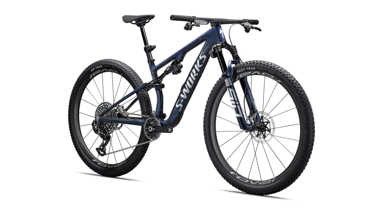 S-WORKS горные велосипеды Specialized S-Works Epic 8 2026 Gloss Cyan Blue Pearl / Metallic White Silver Артикул 90326-0003, 90326-0002, 90326-0005, 90326-0004