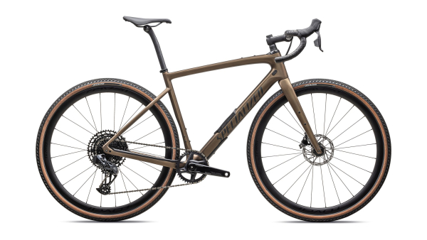 Specialized Diverge Expert Carbon 2025 Satin Burnt Gold Metallic / Black Liquid Metal