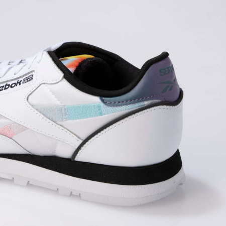 Кроссовки Кроссовки Reebok Classic Leather ftwr white/prelude purple/core black Артикул GY98049.5, GY98045, GY98047.5, GY98048