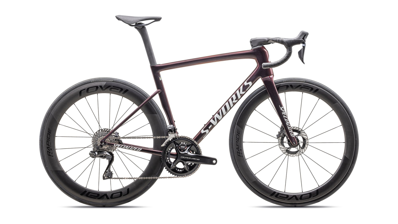 S-WORKS велосипеды шоссе Specialized S-Works Tarmac SL8 Dura-Ace Di2 2025 Gloss Solidity / Red To Black Pearl / Metallic Whit Артикул 94925-0154, 94925-0161, 94925-0158, 94925-0152, 94925-0149, 94925-0156