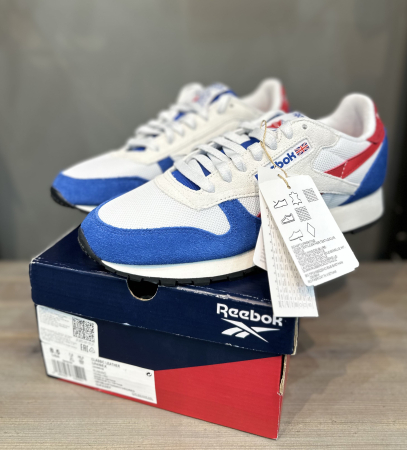 Кроссовки Кроссовки Reebok Classic Leather vector blue/ftwr white/vector red Артикул GX22576, GX225710, GX225711.5, GX225713, GX225712, GX225710.5, GX225711, GX22577.5, GX22578.5, GX22578, GX22579, GX22579.5