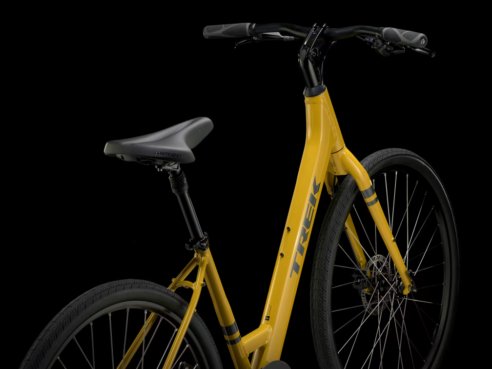 Круизеры и комфортные велосипеды Trek Verve 2 Lowstep Gen 5 Baja Yellow Артикул 5292887, 5292890, 5292888