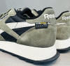Кроссовки Кроссовки Reebok Classic Leather core black/army green/stucco Артикул GX480512, GX480511.5, GX480510.5, GX48057.5, GX48059, GX48058.5, GX480510, GX48058, GX480511, GX48059.5