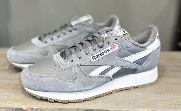 Кроссовки Кроссовки Reebok Classic Leather pure grey 6/pure grey 6/ftwr white Артикул GV964111, GV96419.5, GV96416.5, GV96418, GV96418.5, GV96417, GV96419, GV964110, GV96416