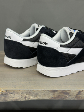 Кроссовки Кроссовки женские Reebok Classic Nylon black/black/white Артикул FV450611, FV45068.5, FV45069.5, FV450610.5, FV450610, FV45066, FV45067.5, FV45065, FV45065.5, FV45067, FV45069, FV45068, FV45066.5