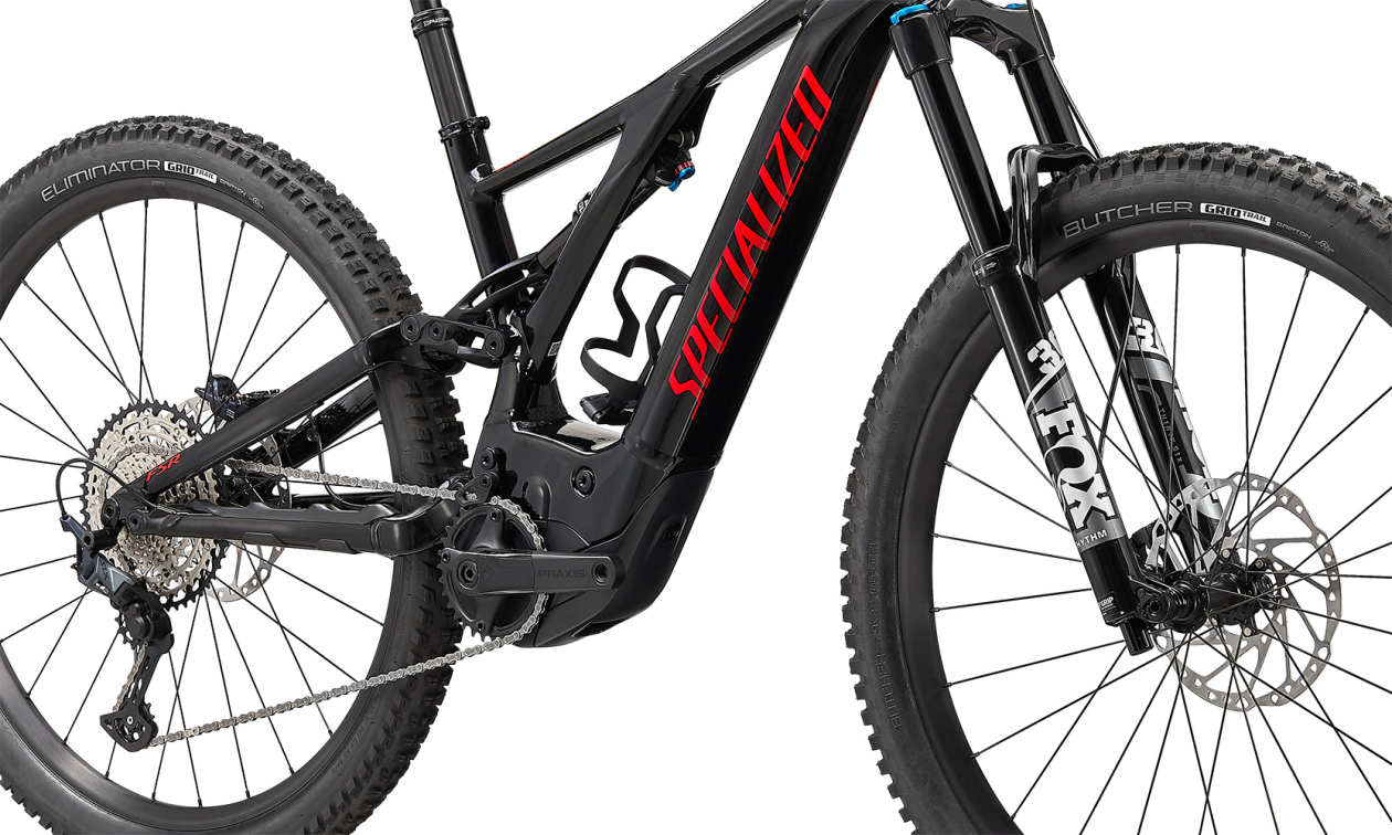 TURBO LEVO - лучшее из возможного! Specialized Turbo Levo Comp 2021 Black / Flo Red Артикул 96421-5102, 96421-5104