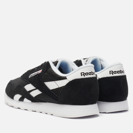 Кроссовки Кроссовки женские Reebok Classic Nylon black/black/white Артикул FV450610, FV45069, FV450611, FV45067.5, FV45066, FV45067, FV45066.5, FV45069.5, FV450610.5, FV45065, FV45068.5, FV45065.5, FV45068