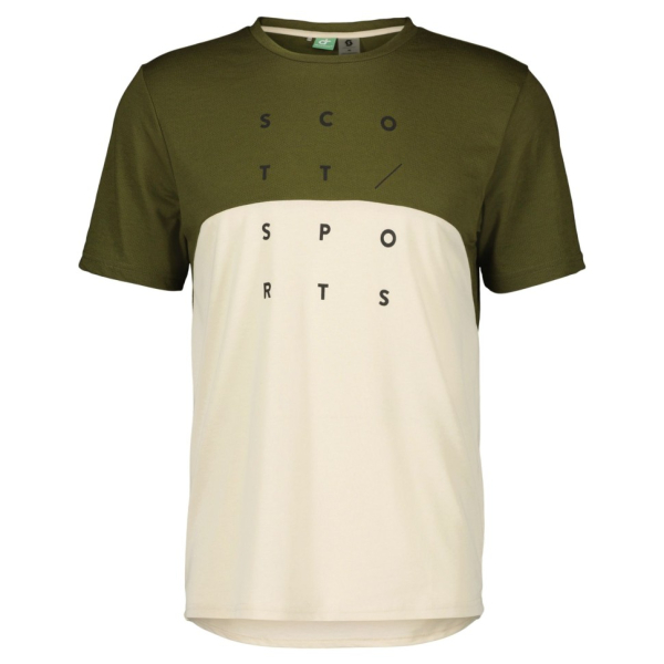 Джерси Scott Trail Flow DRI SS fir green/dust white