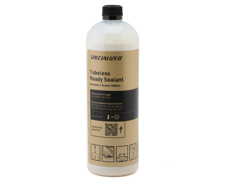 Бескамерная технология Герметик для бескамерных покрышек Specialized TLR Sealant Mountain Gravel 1000 мл Артикул 