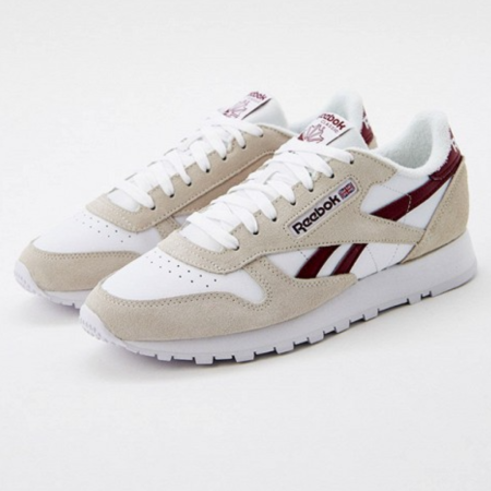 Кроссовки Кроссовки Reebok Classic Leather classic burgundy/classic burgundy/ftwr white Артикул GX874911, GX87498.5, GX87499.5, GX874910.5, GX87495, GX874911.5