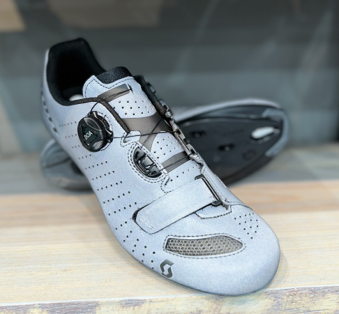 Велотуфли шоссе и триатлон Велотуфли Road Scott Comp Boa Reflective grey reflective/black Артикул 7615523410620, 7615523410637, 7615523410644, 7615523410675