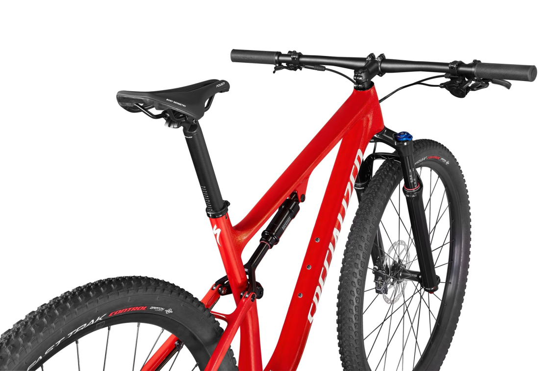 Купить Specialized Epic Comp 2021 Gloss Flo Red w/Red Ghost Pearl/Metallic White Silver BR Артикул 97620-5405, 97620-5404, 97620-5402, 97620-5403, 97620-5401