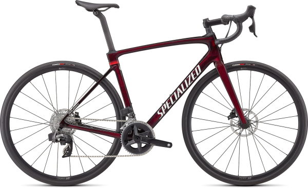 Specialized Roubaix Comp Sram Rival Etap Axs 2022 Gloss Red Tint Carbon Metallic White Silver
