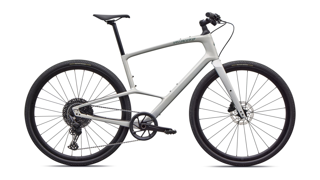 Городские велосипеды Specialized Sirrus X 5.0 2027 Gloss Dolomite Metallic / Fjord Metallic Frost Reflective Артикул 92427-3203, 92427-3206, 92427-3204