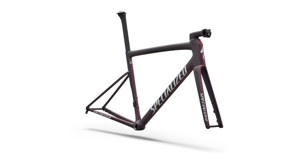 рама specialized tarmac sl8 2026 satin carbon / 100% cqv reflex super red pearl front edge fade