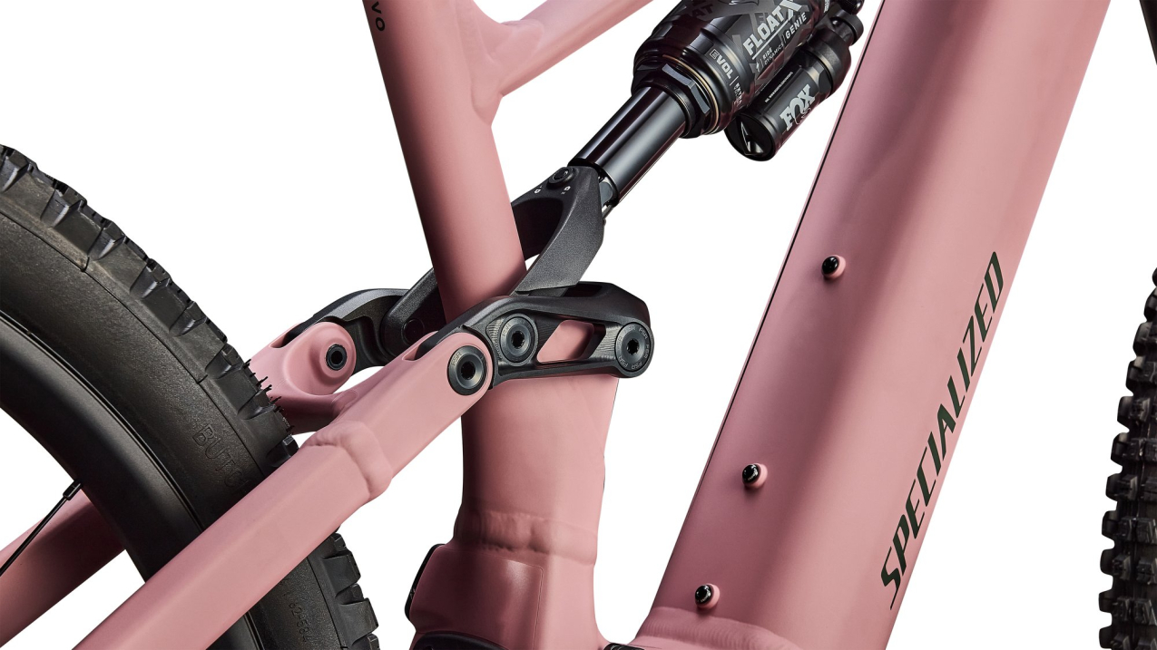 TURBO LEVO - лучшее из возможного! Specialized Turbo Levo 4 Comp Alloy SRAM Eagle 90 T-Type 2026 Satin Dusky Pink / Cypress Metallic Артикул 95226-5403, 95226-5401, 95226-5404, 95226-5402, 95226-5406, 95226-5405