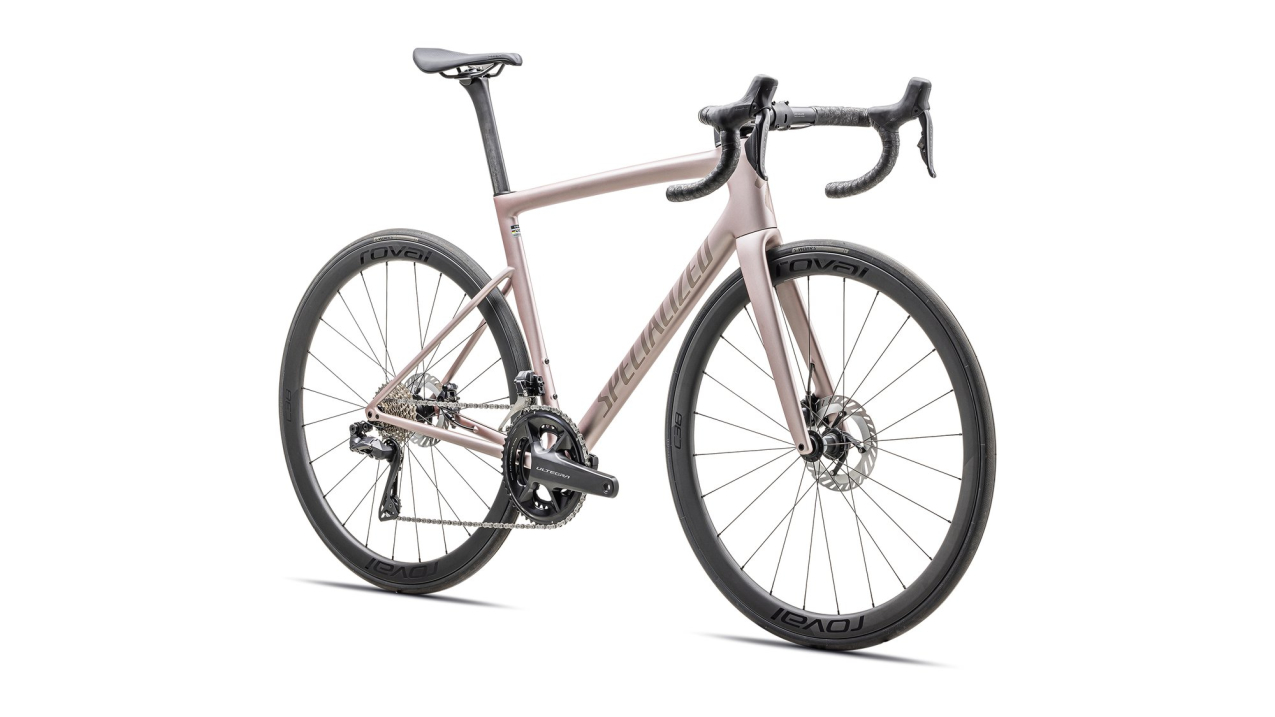 Шоссейные велосипеды Specialized Tarmac SL8 Expert - Ultegra Di2 2025 Satin Champagne / Black Pearl Артикул 94925-3058, 94925-3061, 94925-3044, 94925-3052, 94925-3056, 94925-3054, 94925-3049