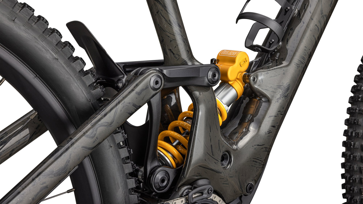 TURBO KENEVO - Больше трейлов! Specialized Turbo Kenevo SL 2 Ohlins Coil 2025 Charcoal Tint / Cool Grey Strata / Burnt Gold Metalli Артикул 98025-0002, 98025-0005, 98025-0004, 98025-0003