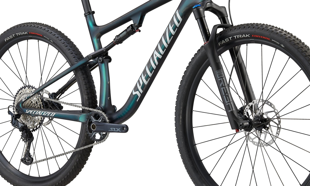 Купить Specialized Epic Comp 2021 Satin Carbon / Oil Chameleon/Flake Silver BR Артикул 97620-5502, 97620-5503, 97620-5505, 97620-5504, 97620-5501