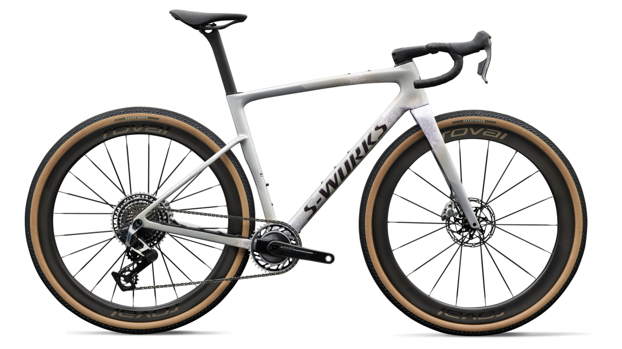 S-WORKS велосипеды гравийные Specialized S-Works Crux 5 - Sram RED XPLR 2027 Silver Dust Frost Артикул 91427-0158, 91427-0149, 91427-0154, 91427-0152, 91427-0161, 91427-0156