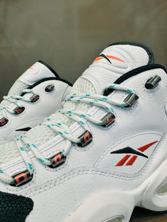 Кроссовки Кроссовки Reebok Question Mid ftwr white/forest green/orange flare Артикул GW885710, GW88579.5, GW885713, GW885710.5, GW88579, GW88578.5, GW88578