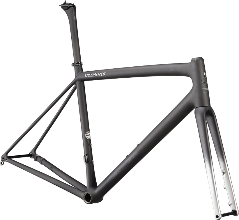 Рамы шоссе, гревел рама Specialized Aethos 2022 Carbon/Satin Flake Silver Артикул 77222-7054, 77222-7056, 77222-7058, 77222-7049, 77222-7052, 77222-7061
