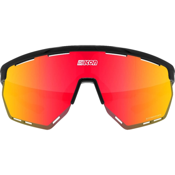 Очки спортивные Scicon AeroWing оправа Black Gloss линза SCNPP Multimirror Red