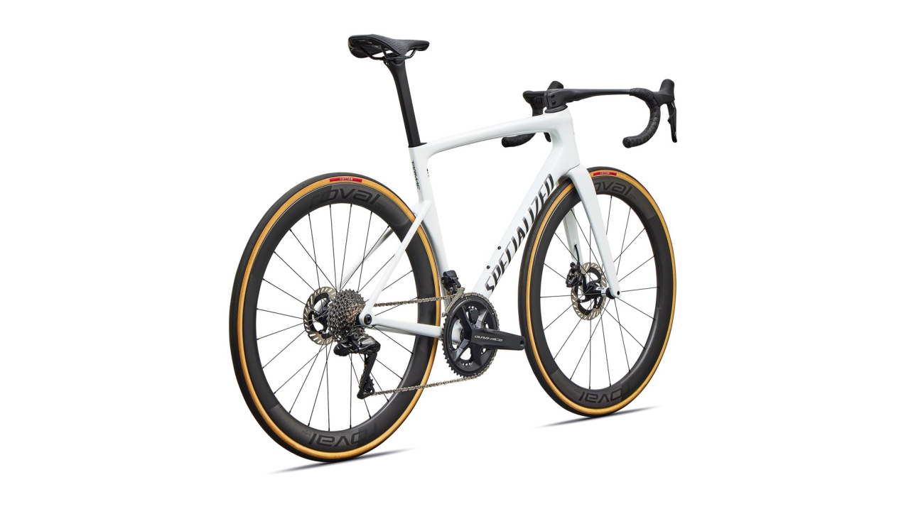 Шоссейные велосипеды Specialized Tarmac SL9 S-LEVEL DI2 2027 Gloss Metallic White Silver / Tarmac Black Артикул 94927-1358, 94927-1356, 94927-1354, 94927-1361, 94927-1352, 94927-1349, 94927-1344