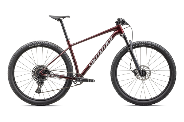 Specialized Chisel Hardtail Comp 2023 Gloss Red Tint Over Smoke / White