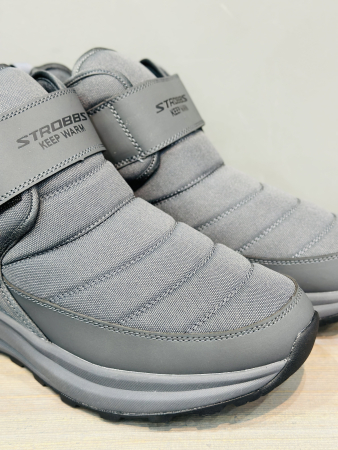 Зимняя обувь Полусапоги зимние Strobbs C9376-1 серый Артикул C9376-1-41, C9376-1-42, C9376-1-45, C9376-1-44, C9376-1-43