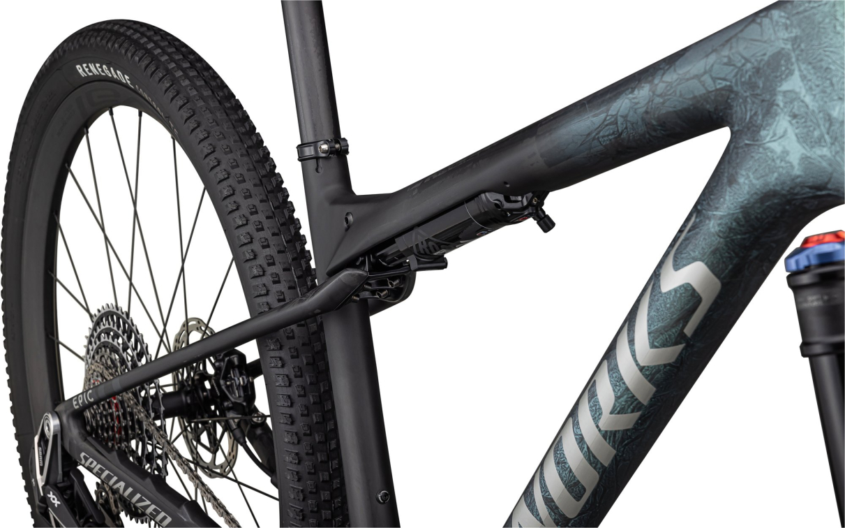 S-WORKS горные велосипеды Specialized S-Works Epic World Cup 2024 Satin Chameleon Lapis Tint Granite / Brushed Chrome Артикул 93123-0103, 93123-0104, 93123-0105, 93123-0102