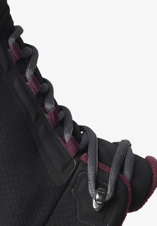 Зимняя обувь Ботинки женские Salomon Shelter Climasalomon Black / Ebony / Wine Tasting Артикул L41110524, L41110525, L41110523, L41110527, L41110528, L41110526